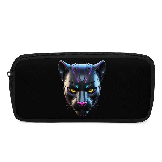 Robot Black Panther Pencil Cases