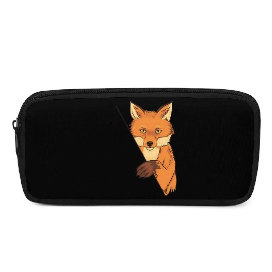 Red Fox Cartoon Animal Kingdom Nature Pencil Cases