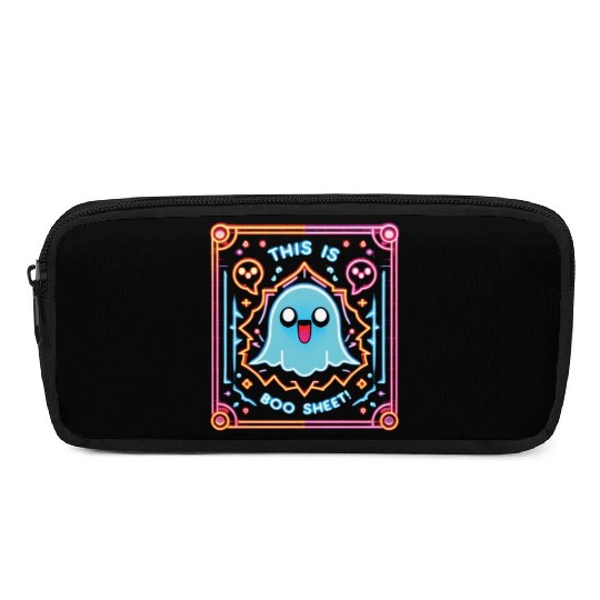 THIS IS BOO SHEET! Version 2, neon colors Pencil Cases