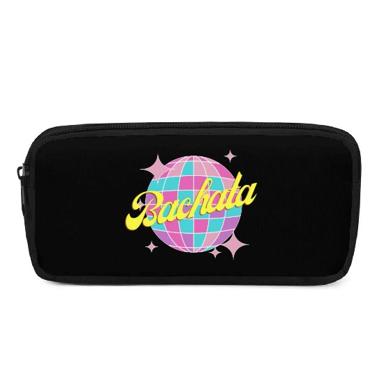 Bachata dance neon color disco ball Pencil Cases