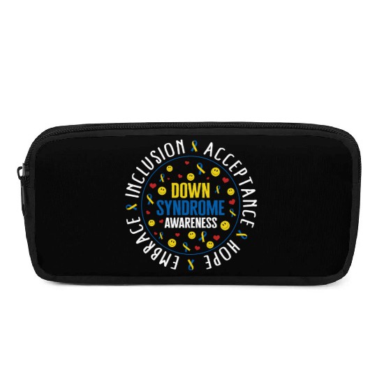 Down Syndrome Awareness Pencil Cases, Embrace Inclusion