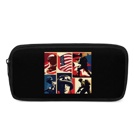 Memorial Day 6 Pencil Cases