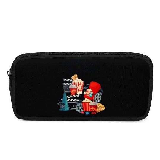 Popcorn Vintage Movie Night Pencil Cases