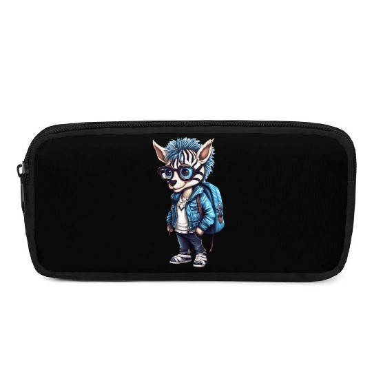 Cute Zebra Cartoon Pencil Cases