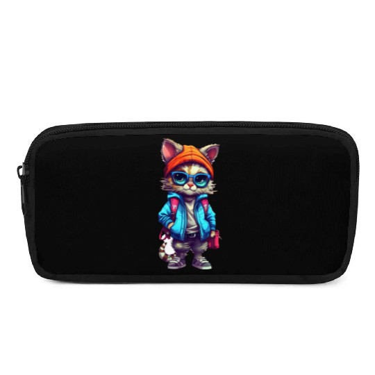 Cute Cat Cartoon Pencil Cases