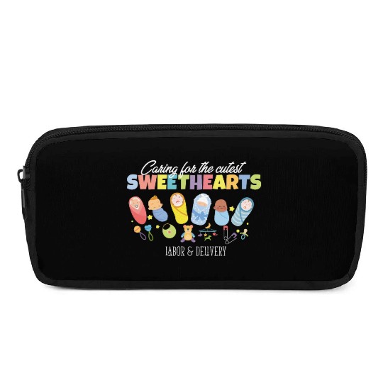 Caring For Cutest Sweethearts Postpartum Nurse Pencil Cases