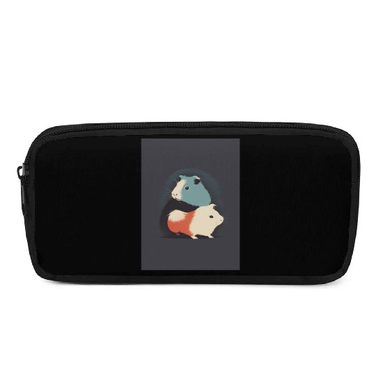 Guinea Pig 1 - Japanese Retro Art Pencil Cases