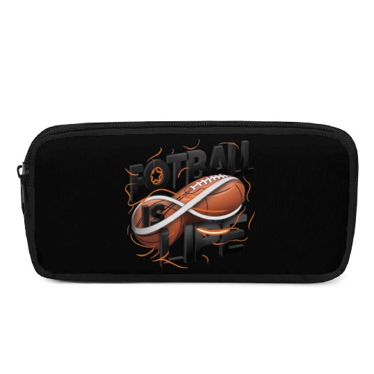 "Eternal Passion: Football is Life" Pencil Cases