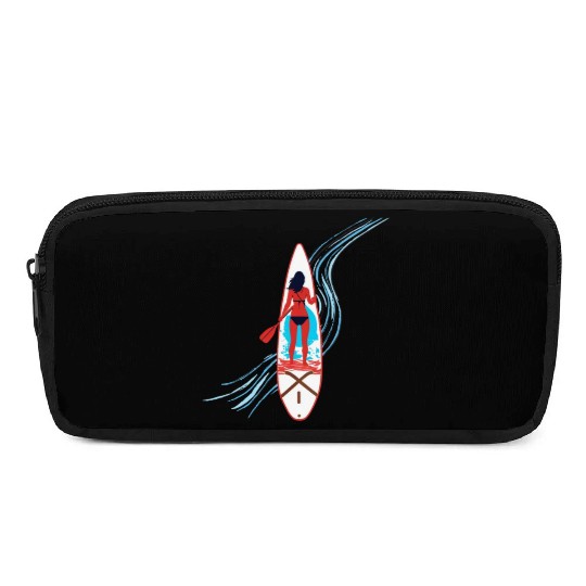 Paddleboard Paradise: A Tropical Escape Pencil Cases