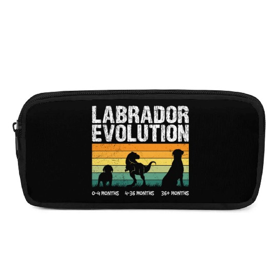 Labrador EVOLUTION Labrador Lovers Funny Pencil Cases