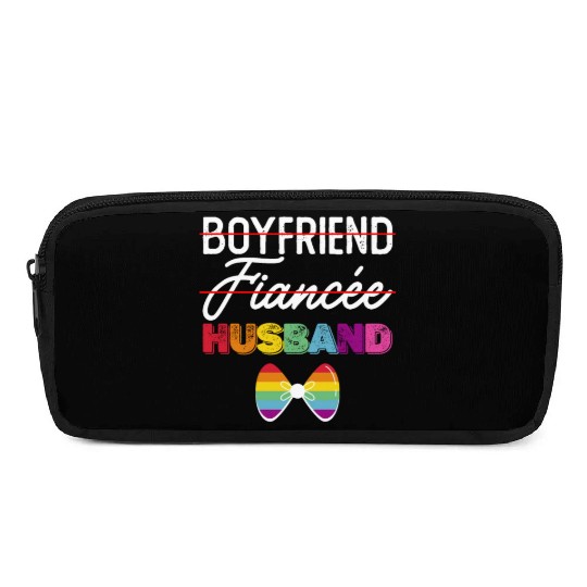 Boyfriend Fiance Husband Gay Marriage Groom LGBTQ Pencil Cases