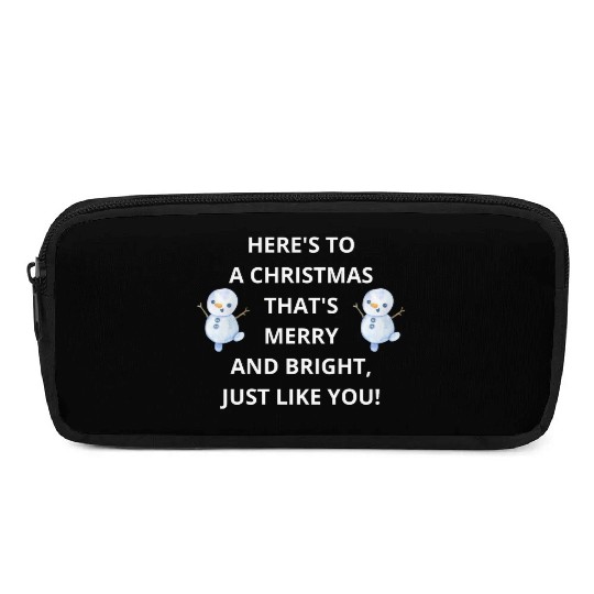 Merry and Bright Christmas Wishes, Just Like You! Pencil Cases
