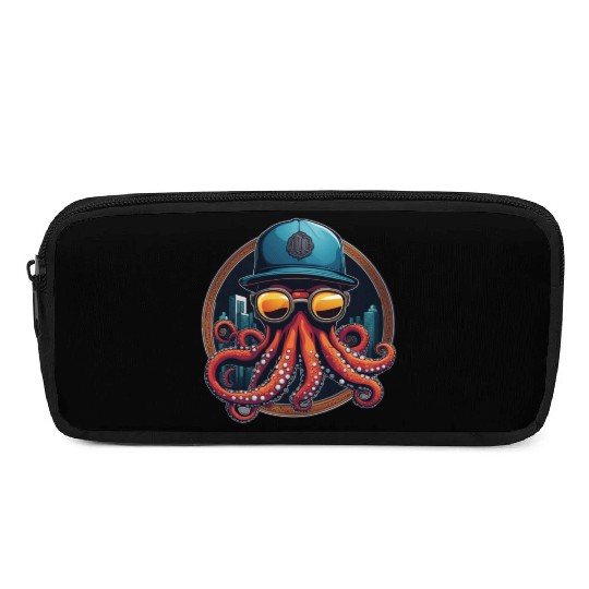 Rapper Octopus Pencil Cases