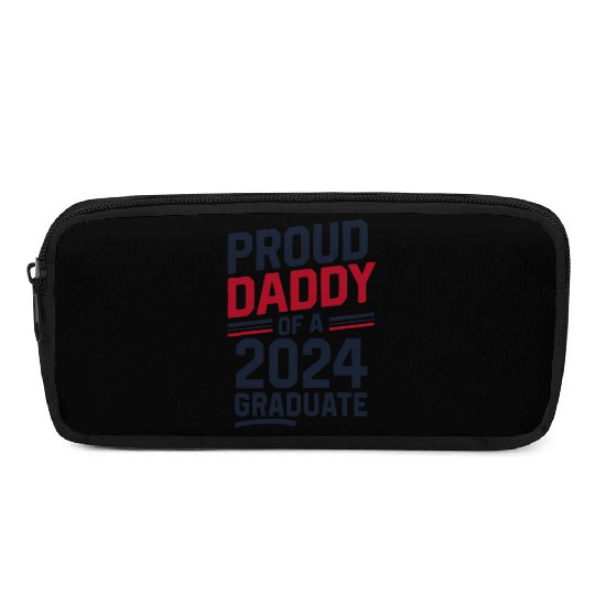 "Proud Daddy of a 2024 Graduate" Senior Class Pencil Cases