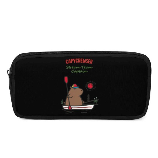 Captain Capy: Nautical Capybara Canoe Adventure Pencil Cases
