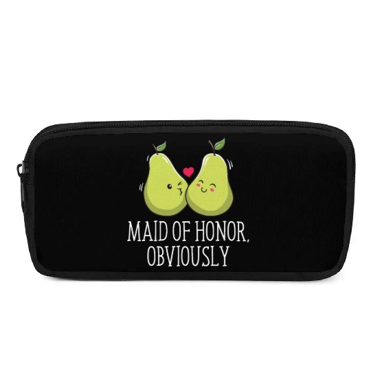 Maid Of Honor Obviously Best Woman Bridesmaid Best Pencil Cases