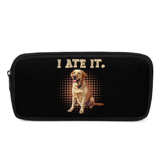 Labrador Hungry I ATE IT. Labrador Dog Owners Pencil Cases