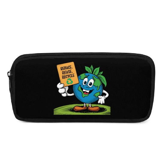 Reduce, Reuse, Recycle Earth day - April 22 Pencil Cases