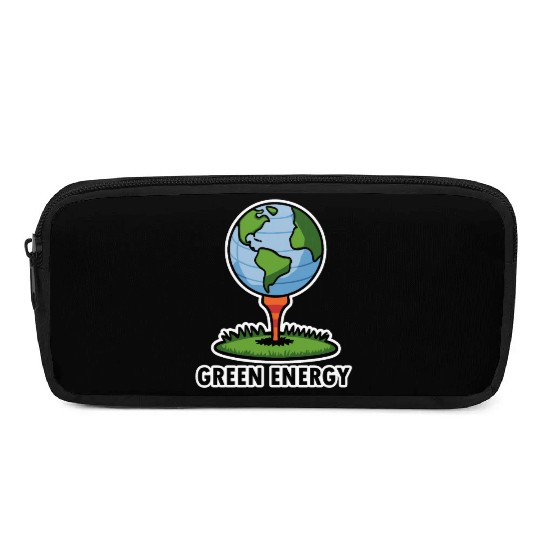 Golf and Earth Day is Green Energy in April Pencil Cases