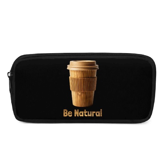 Be Natural, Bamboo Coffe Cup Pencil Cases