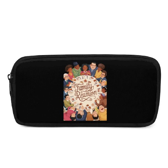 Joyous Family Reunion Feast Pencil Cases