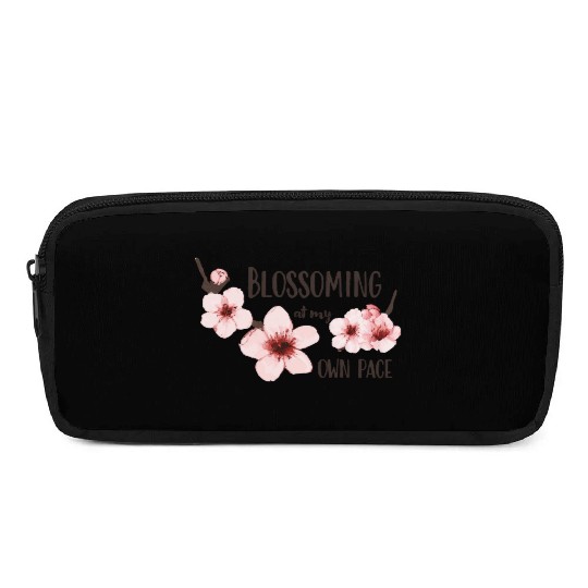 Spring floral Pencil Cases Elegant Cherry Blossom Design