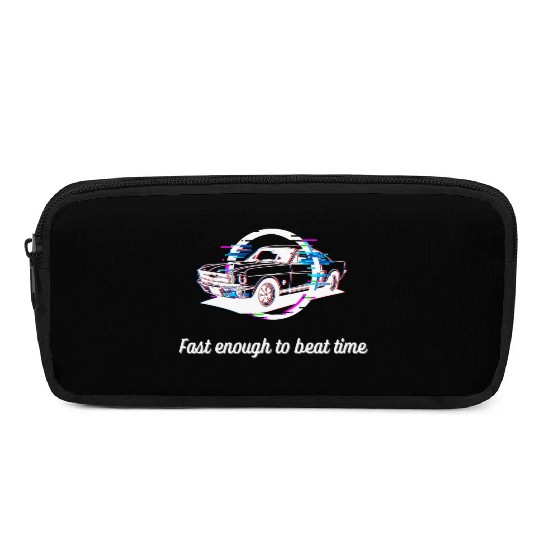 Muscle American Car Time Travel Fantasy Race Pencil Cases