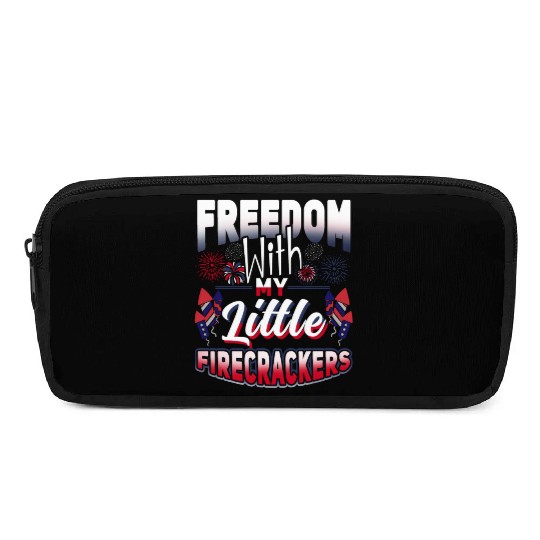 Freedom Firecrackers Patriotic Teacher Pencil Cases