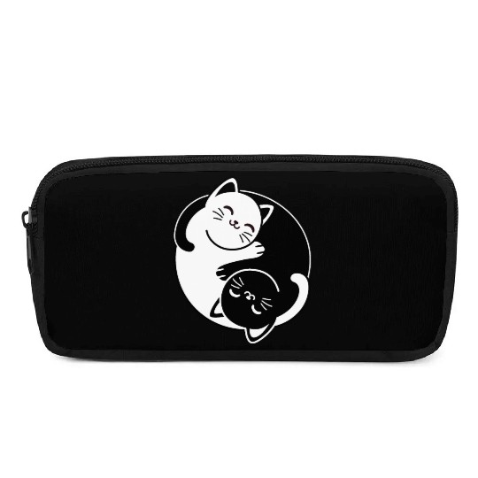Yin and Yang Cats Pencil Cases