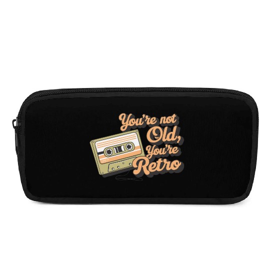 You're Not Old You're Retro Classic Cassette Tape Pencil Cases