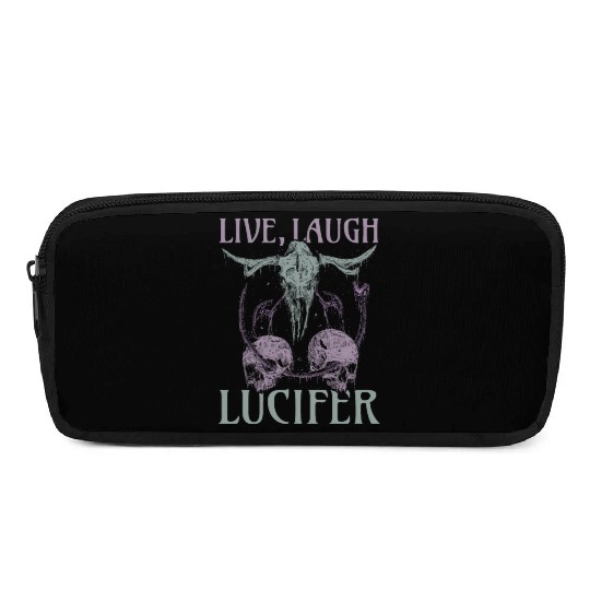 Live Love Lucifer Goth Festival Death Metal Pencil Cases