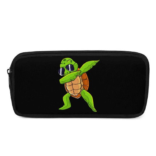 Dabbing Sea Turtle Animal Lover Save The Turtles Pencil Cases