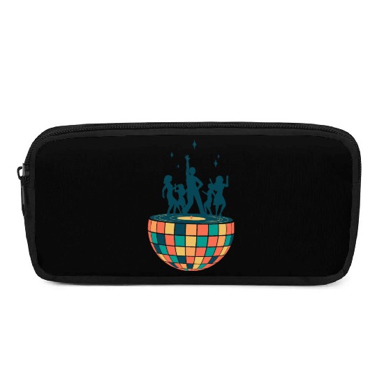 Disco ball - Dancing - Groovy - Clockwork Elements Pencil Cases