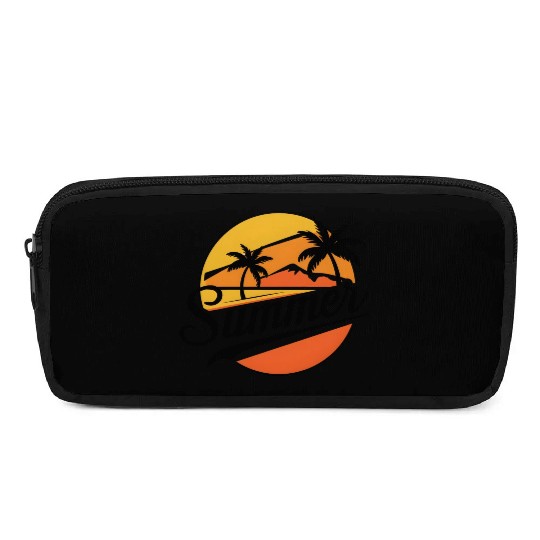 Chill Summer Vibes Palm Trees Pencil Cases