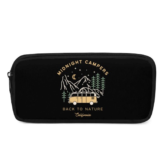 Midnight Campers Back to nature California Pencil Cases
