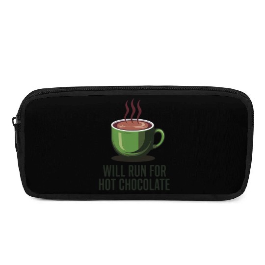Will Run For Hot Chocolate Pencil Cases