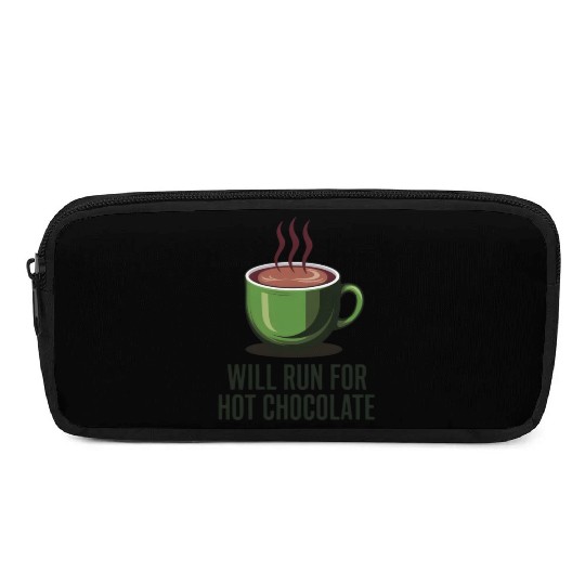 Will Run For Hot Chocolate Pencil Cases