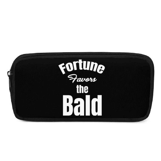 Fortune Favors The Bald Bearded Hairstylist Pencil Cases