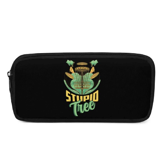 Stupid Tree Frisbee Disc Golf Pencil Cases