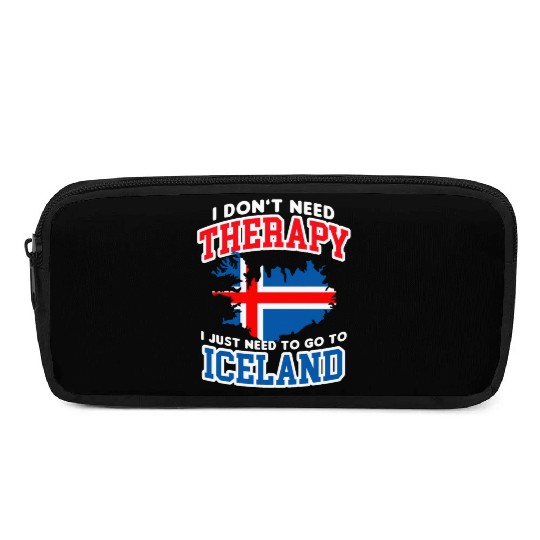 Iceland Flag Embrace The Northern Lights Design Pencil Cases