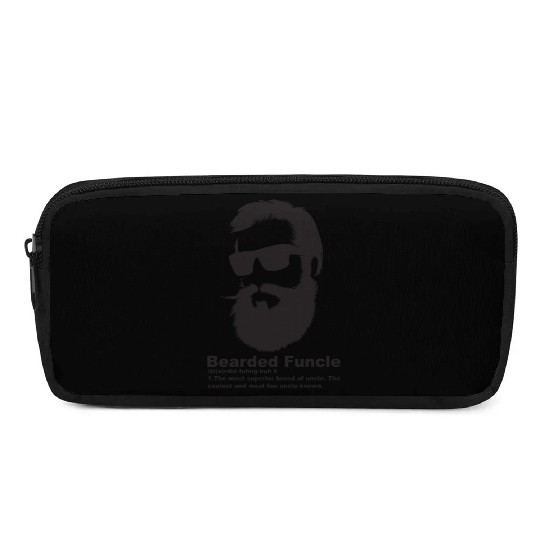Cool Bearded Funcle - Birthday My Fun Uncle Pencil Cases