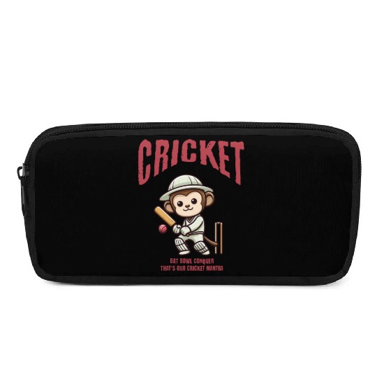 Cricket Monkey Pencil Cases