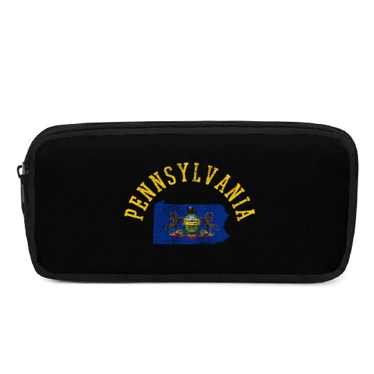 Embrace Your Roots with Pennsylvania Patriot Flag Pencil Cases