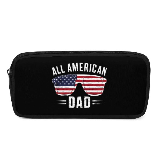 All American Dad 4th Of July Patriotic Pride Pencil Cases