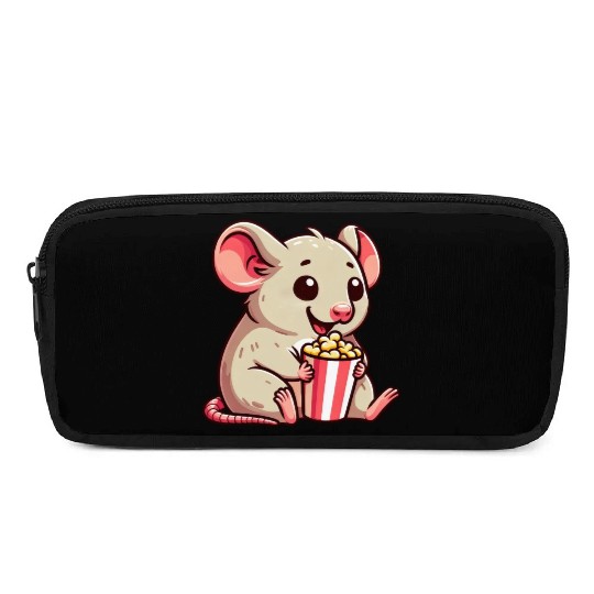 Mouse Rat Cinema Night Popcorn Movie Pencil Cases
