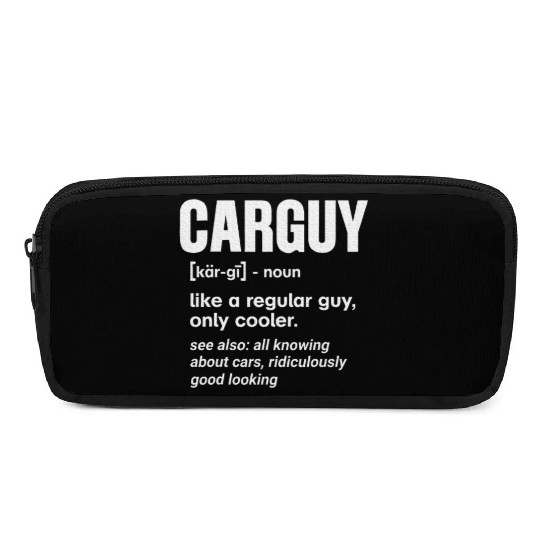 Car Guy Definition Mechanic Auto Racing Car Lovers Pencil Cases