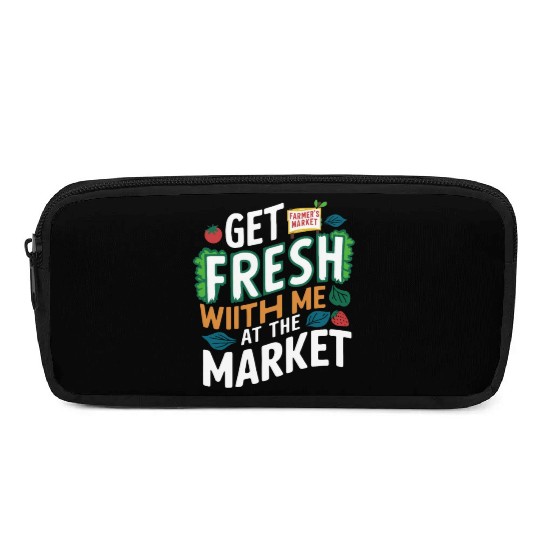 Farmers Market Farmer Agriculture Farming Food Pencil Cases