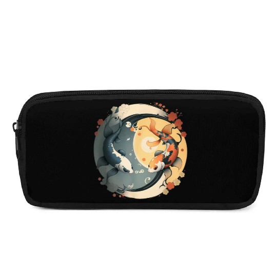 Japanese Koi Fish Yin Yang Pencil Cases