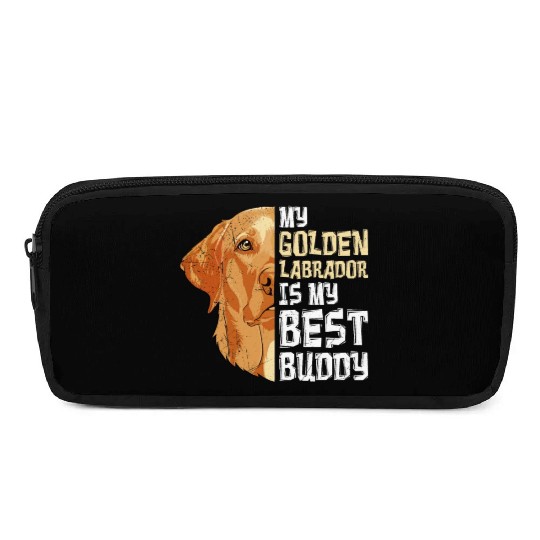 Labrador Dog My Golden Labrador my Best Buddy Pencil Cases