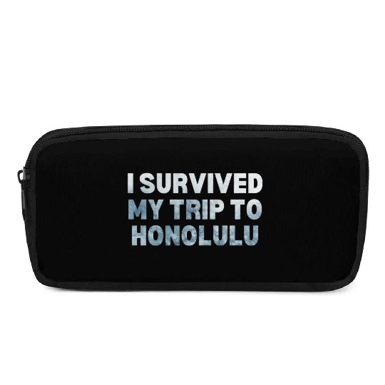 My Trip Traveler Vacation Honolulu Pencil Cases